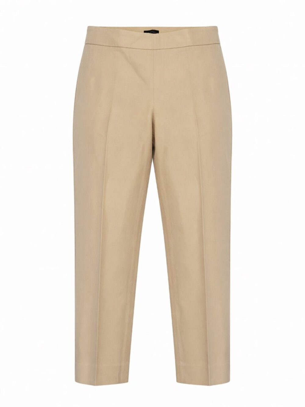 Talbots Chatham Ankle Pant Women Size 12 Beige Cotton Blend